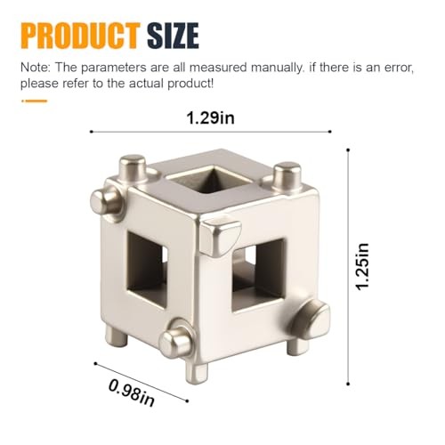 3/8″ Car Cube Brake Caliper Compression Tool, Steel Rear Disc Brake Piston 1PC