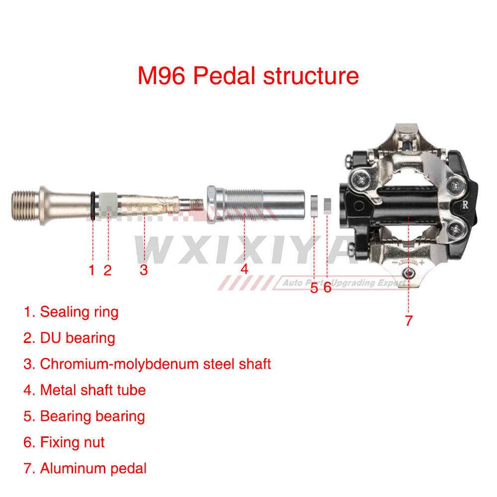 MTB Bike Pedal For SPD Clipless Pedals W/ Cleats Mountain Cycling Sealed Bearing