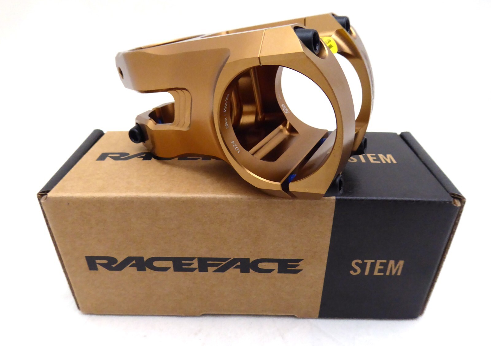 Race Face Turbine-SL Stem, (35.0) 0/6mm x 60mm, Kash Money Gold