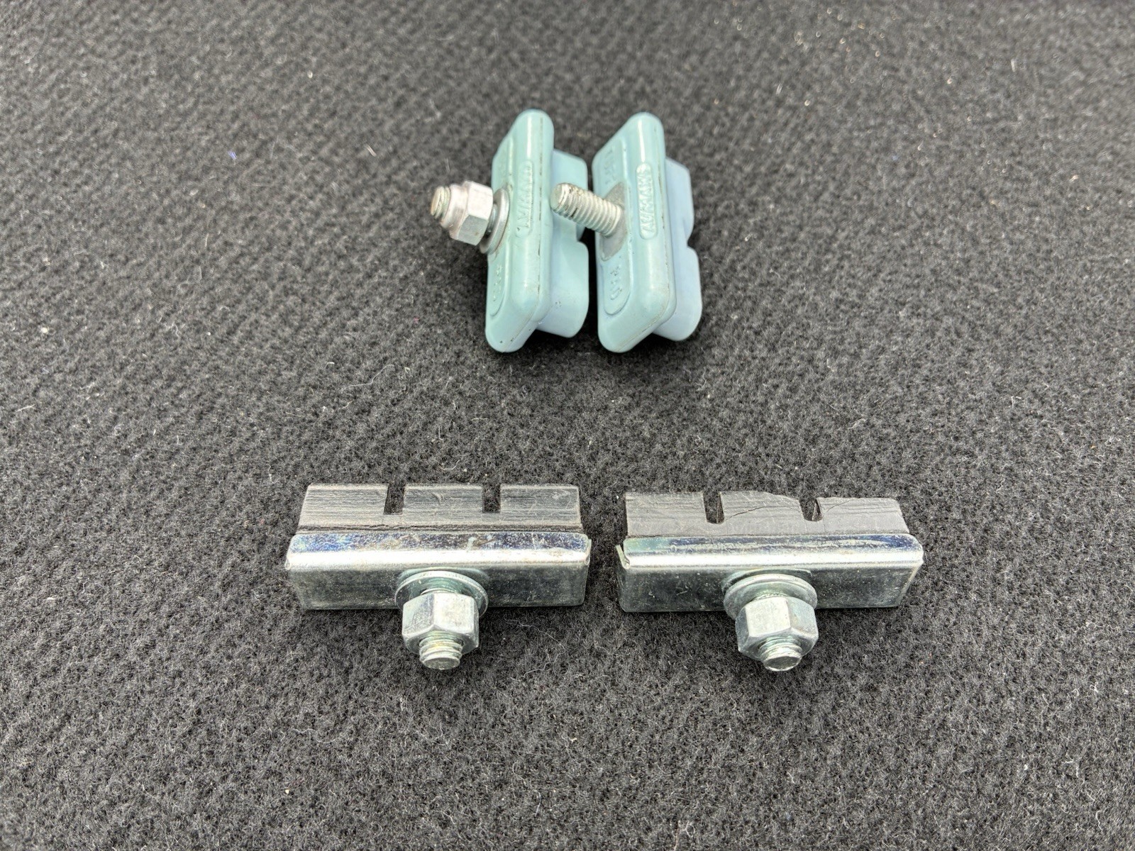 Vintage NOS Skyway Tuff Pad Set BMX Brake Shoes Light Blue 1980s Old School