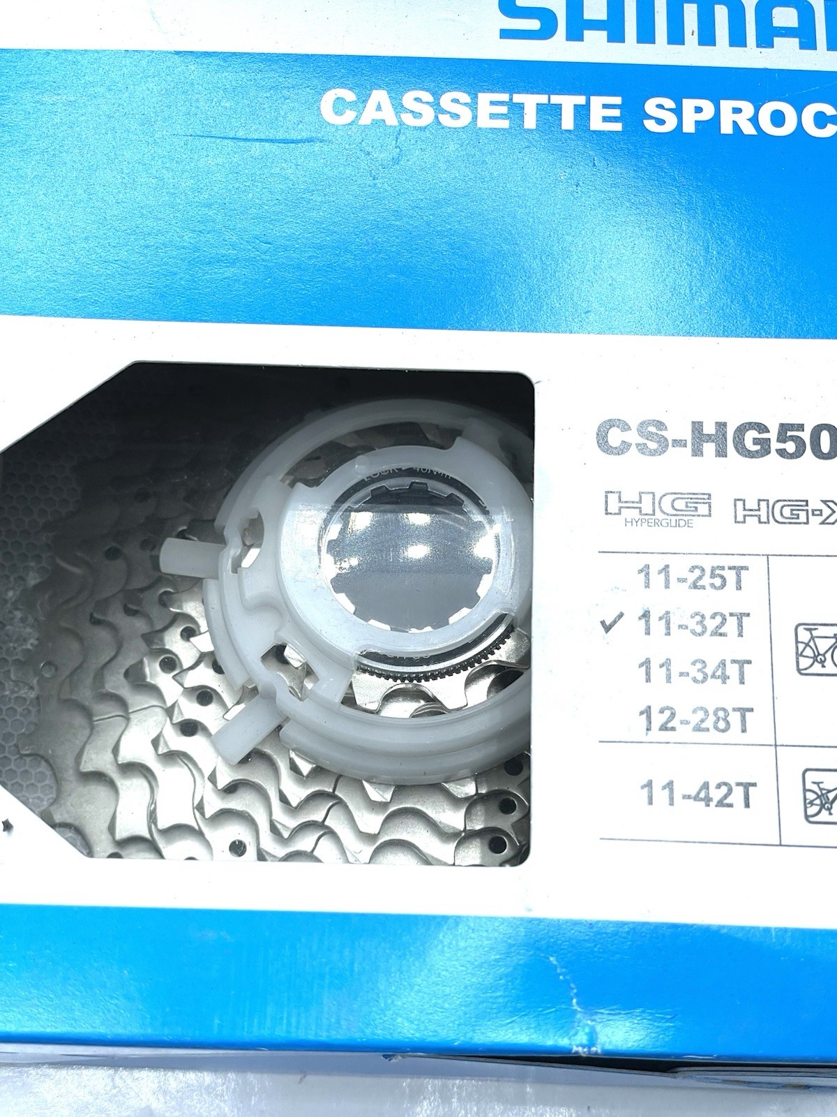Shimano CS-HG500 Cassette – 10-Speed, 11-32t, Silver NEW