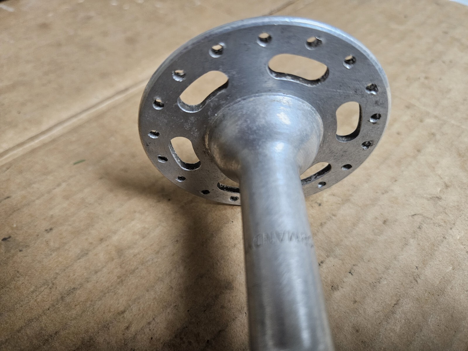 Vintage Normandy Front Hub, high flange, 36 holes, Simplex QR, 100mm spacing