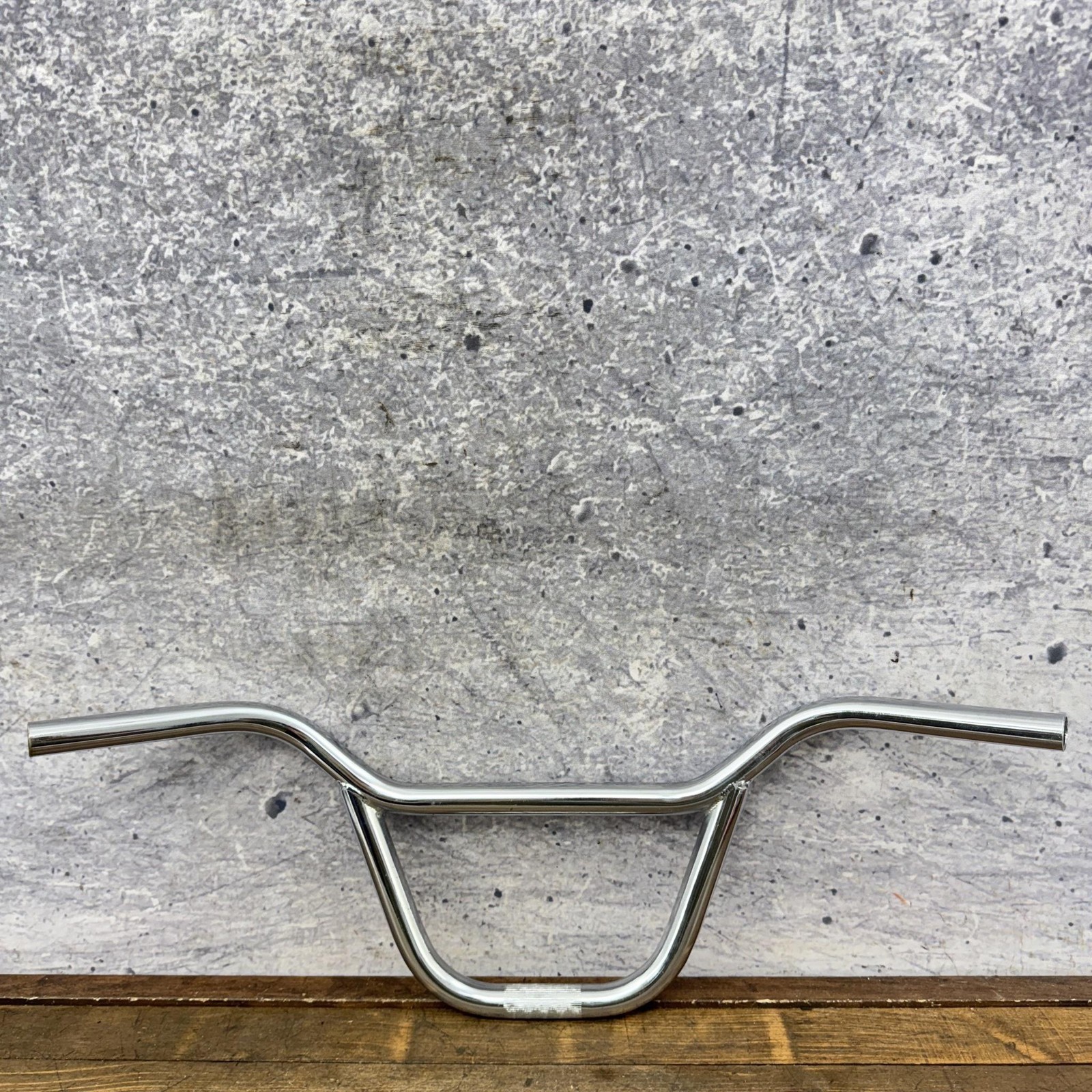 Old School BMX Handlebar NOS FReestyle Chrome Steel Bar 2pc Silver Bike Bar