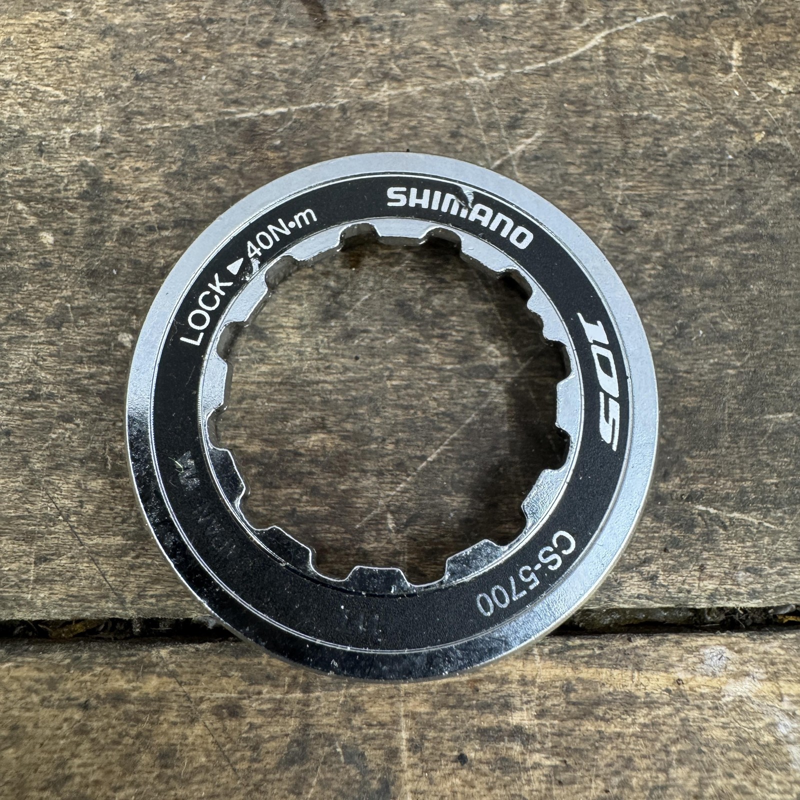 Shimano 105 CS-5700 Cassette 10 Speed 11-25T 25T Silver Road HG 10s Bike