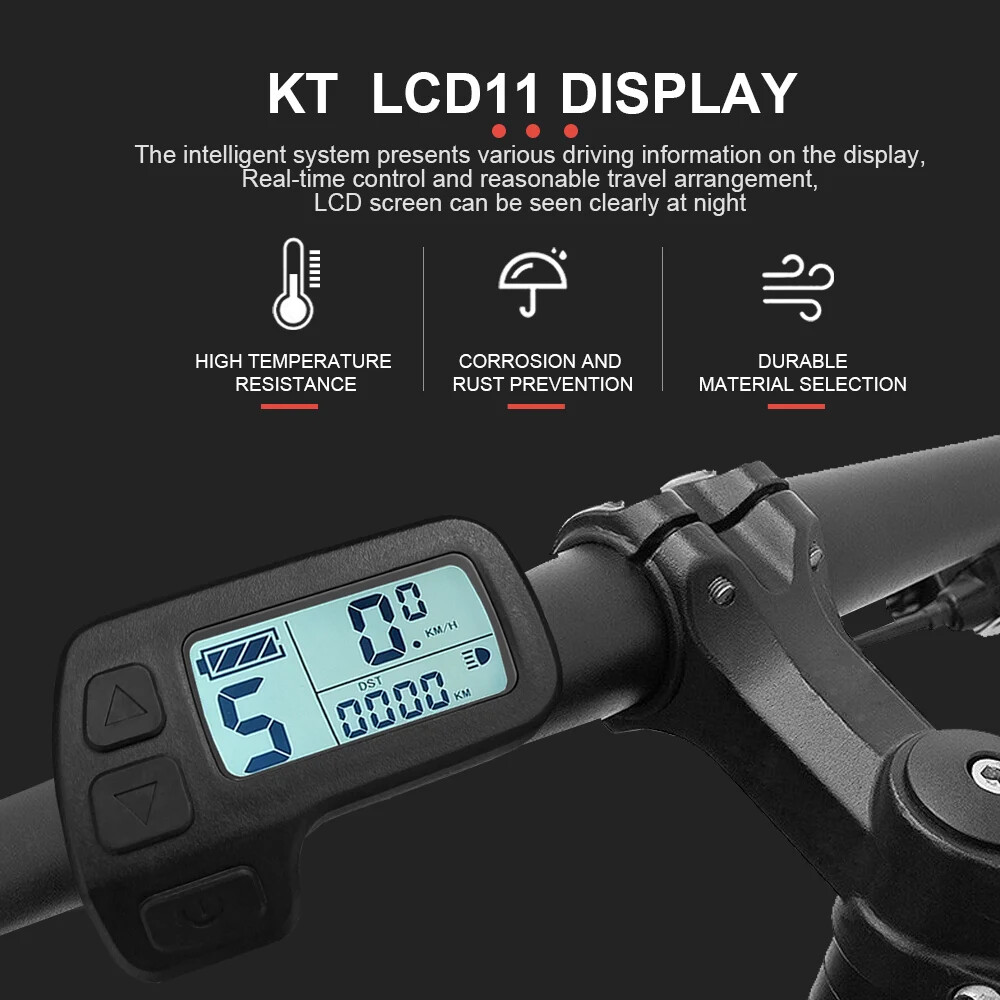 KT Electric Bike Sinewave Controller 36V48V 15A/17A/22A/25A/30A with LCD Display