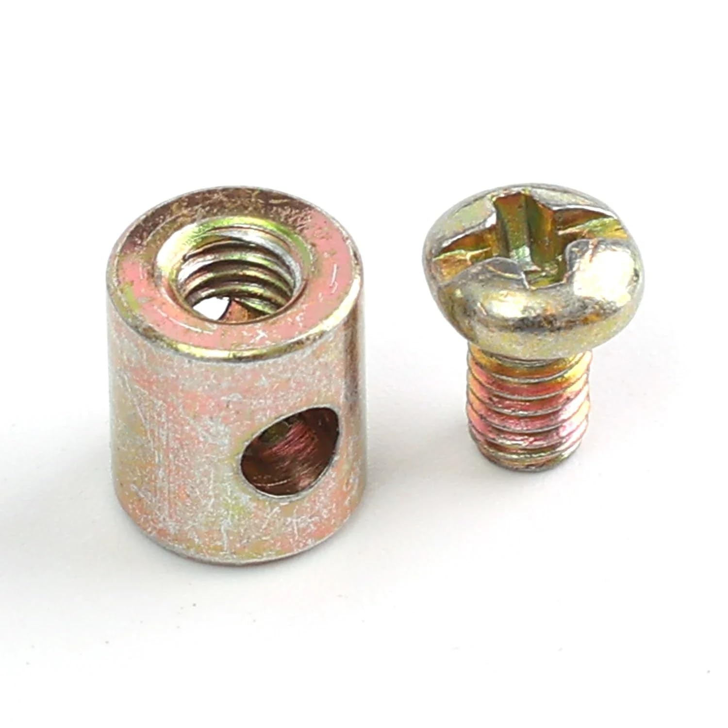 Mini Bike Throttle Cable Ends Replacement Bike Cable End Caps with Screw