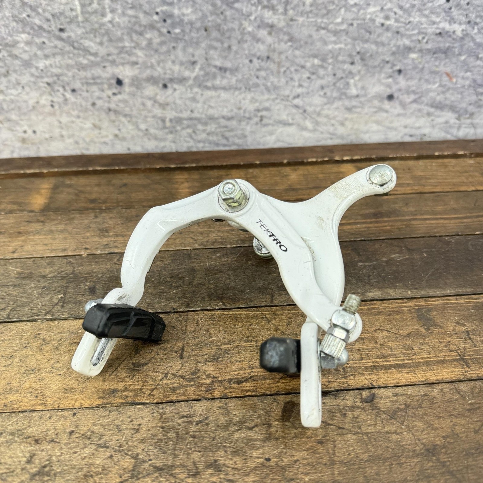 Tektro 984A BMX Brake Caliper FRONT White Side Pull 205g Aluminum BMX Bike