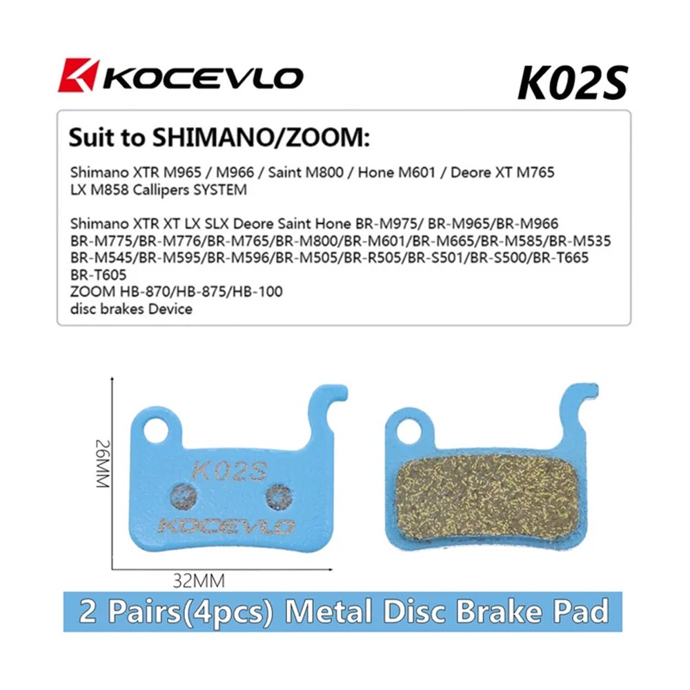 Upgrade MTB Mixed Metal Disc Brake Pads Set For b01s AVID HAYES Zoom Bike Parts