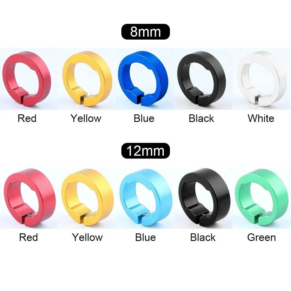 8/12mm Bicycle Grip Lock Rings Aluminum End Rings MTB Road Bike Bar Ends