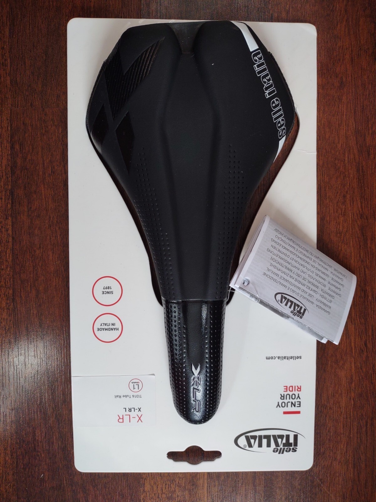 Selle Italia X-LR Race Mountain Bike Saddle, Ti 316 Rails, L1 – 145mm Wide