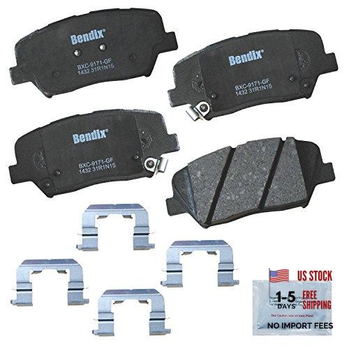 Priority1 Ceramic Front Brake Pads for Hyundai Azera 2017-2012,Creta CFC1432