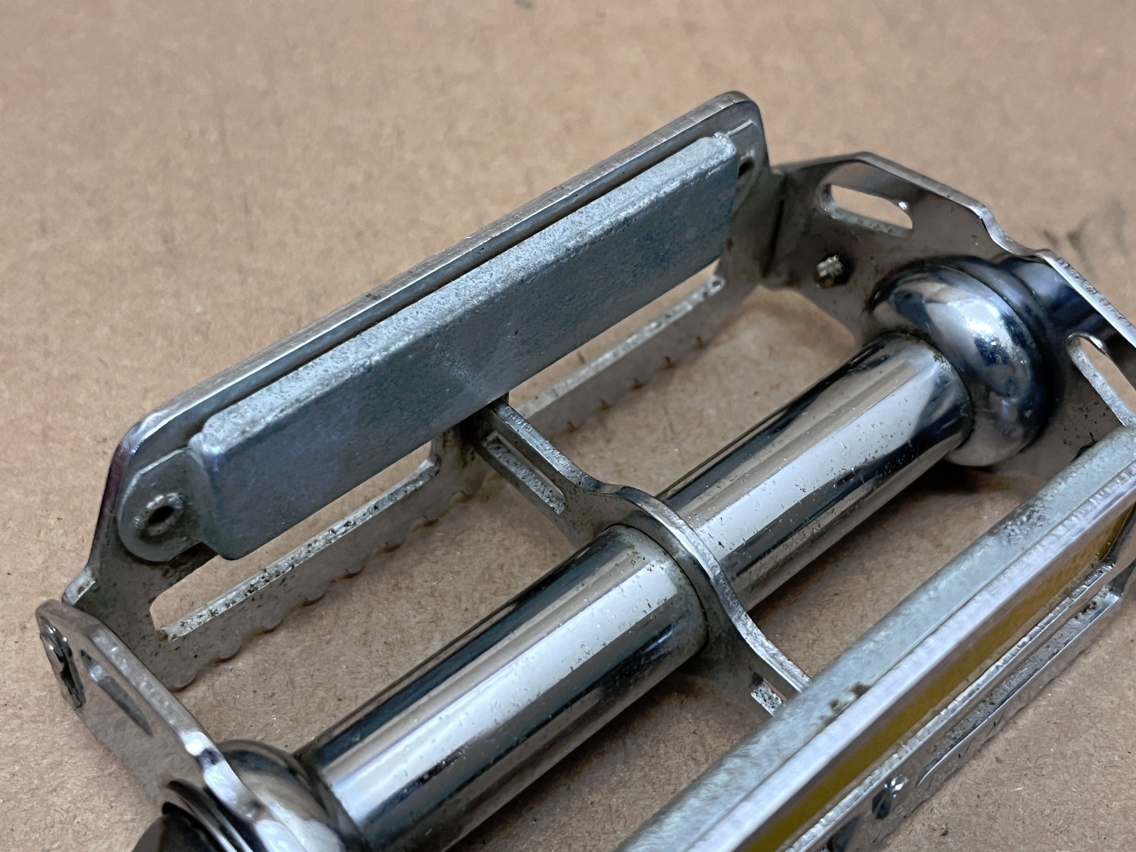 Vintage KKT RT-SF Bike Bicycle Pedals w/ Cat Eye Reflectors 9/16″ Japan