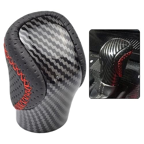 Carbon fiber+red wire Gear Shift Knob for L-EXUS ES GS-450H GX IS-300
