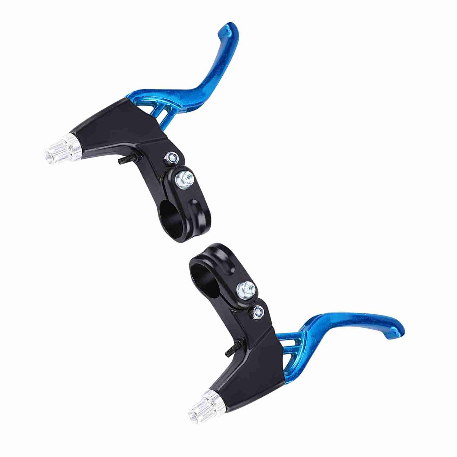 (Blue) 1Pair Alloy Brake Levers Lightweight Durable For Mountain Bikes Excellent