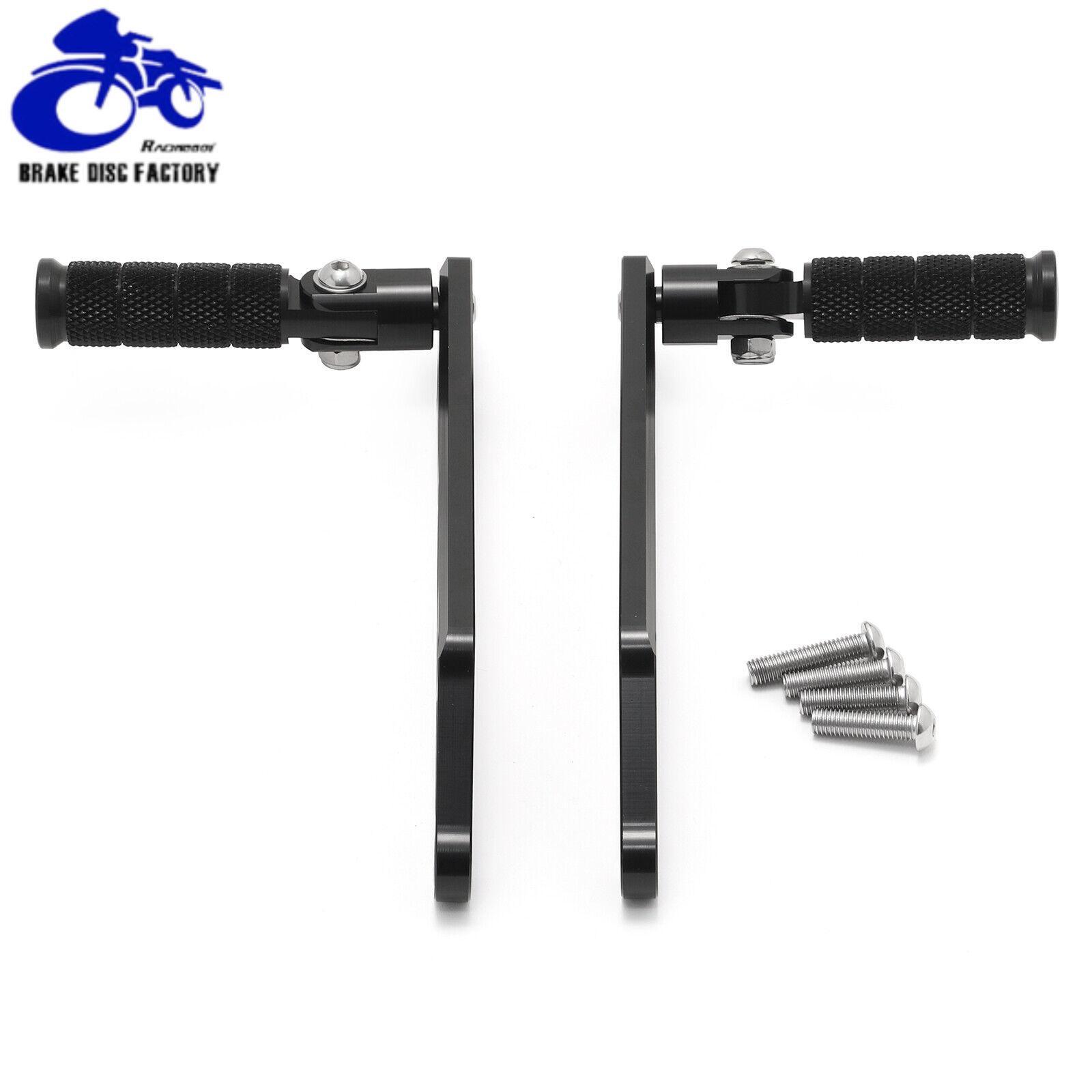 Rear Foot Pegs Pedal Bracket For SUR-RON X Light Bee X For 79Bike Falcon M Black