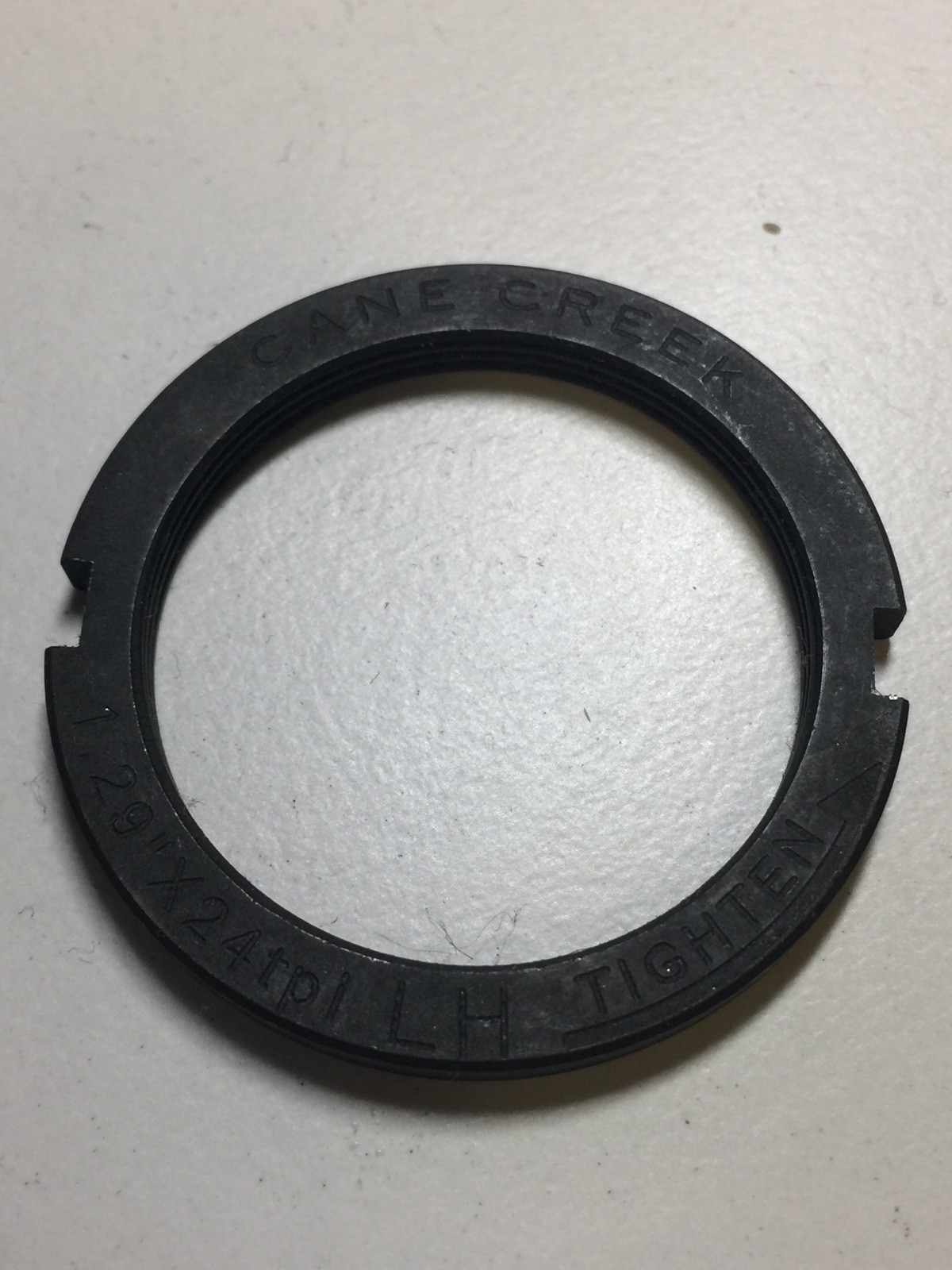 Cane Creek lock ring 1.29 x 24 tpi track fixie cog black pair