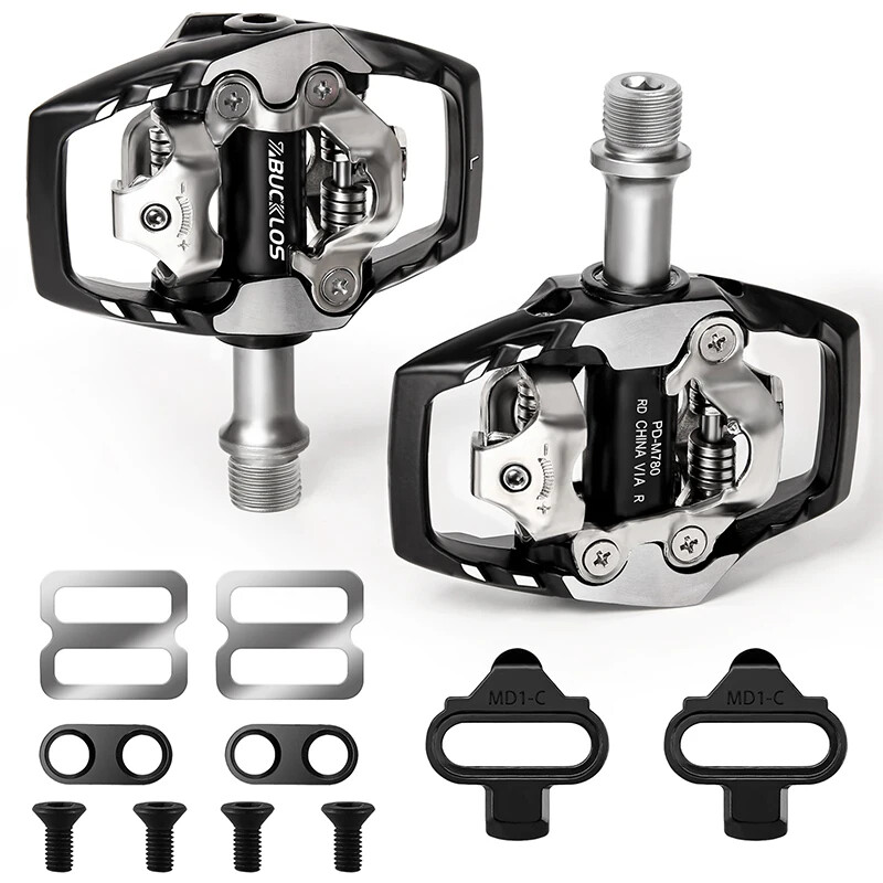 MTB Bicycle Lock Pedal 9/16» MTB Clipless Pedal for SPD Self-locking Pedals