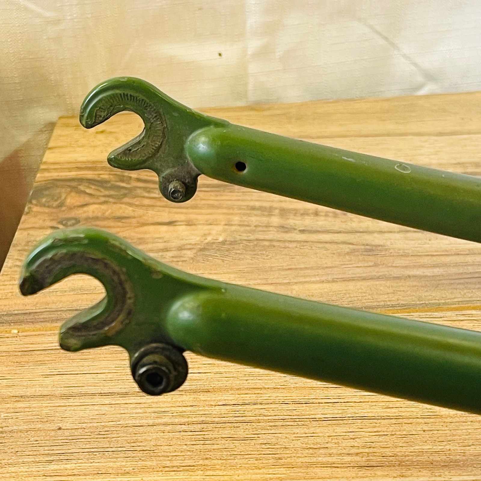 Lugged Crown 700C Steel Cantilever Fork 100mm QR Canti 1 1/8 Threadless 268mm