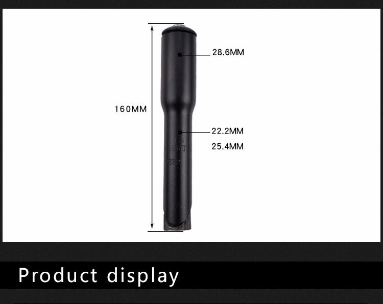 Premium Bike Quill Stem Adapter Sturdy 22.2/25.4mm Quill Repair Component