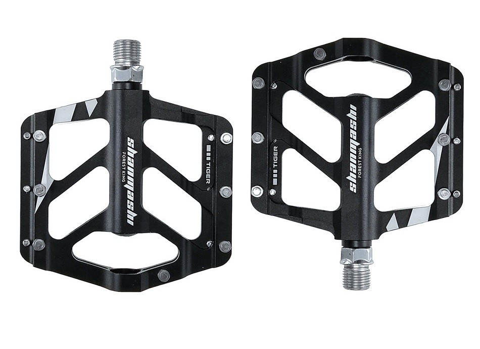 CNC Aluminum Road MTB Folding Bike Bicycle Pedal Flat Pedals Bearing Tiger