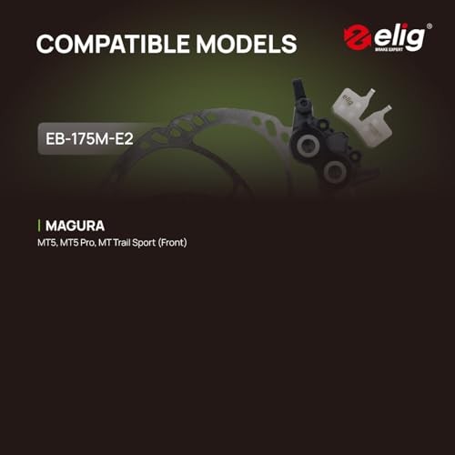 Bike Disc Brake Pads for Magura 4-Piston MT5, MT5 Pro, MT Silver (E2) 1 Pair