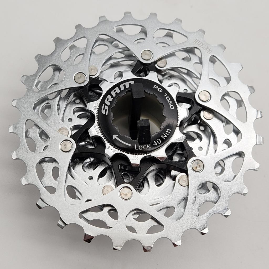SRAM PG-1050 11-28T 10-Speed Bicycle Cassette Silver OPEN PACKAGE