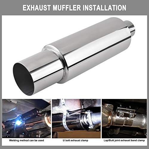 2.5» Inlet 4» Outlet Exhaust Muffler Tip 2.5» inlet 4» outlet Non burnt