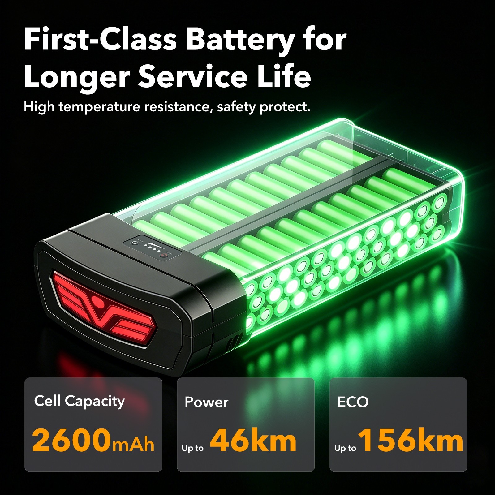 48V 13Ah Ebike Battery for PEDEGO Electric Bicycle Pgoebikes Battery Replacement