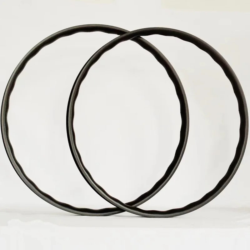 29 in Carbon Bike Rim HooklessTubeless MTB Asymmetric 29-35mm Width 23.5mm Deep