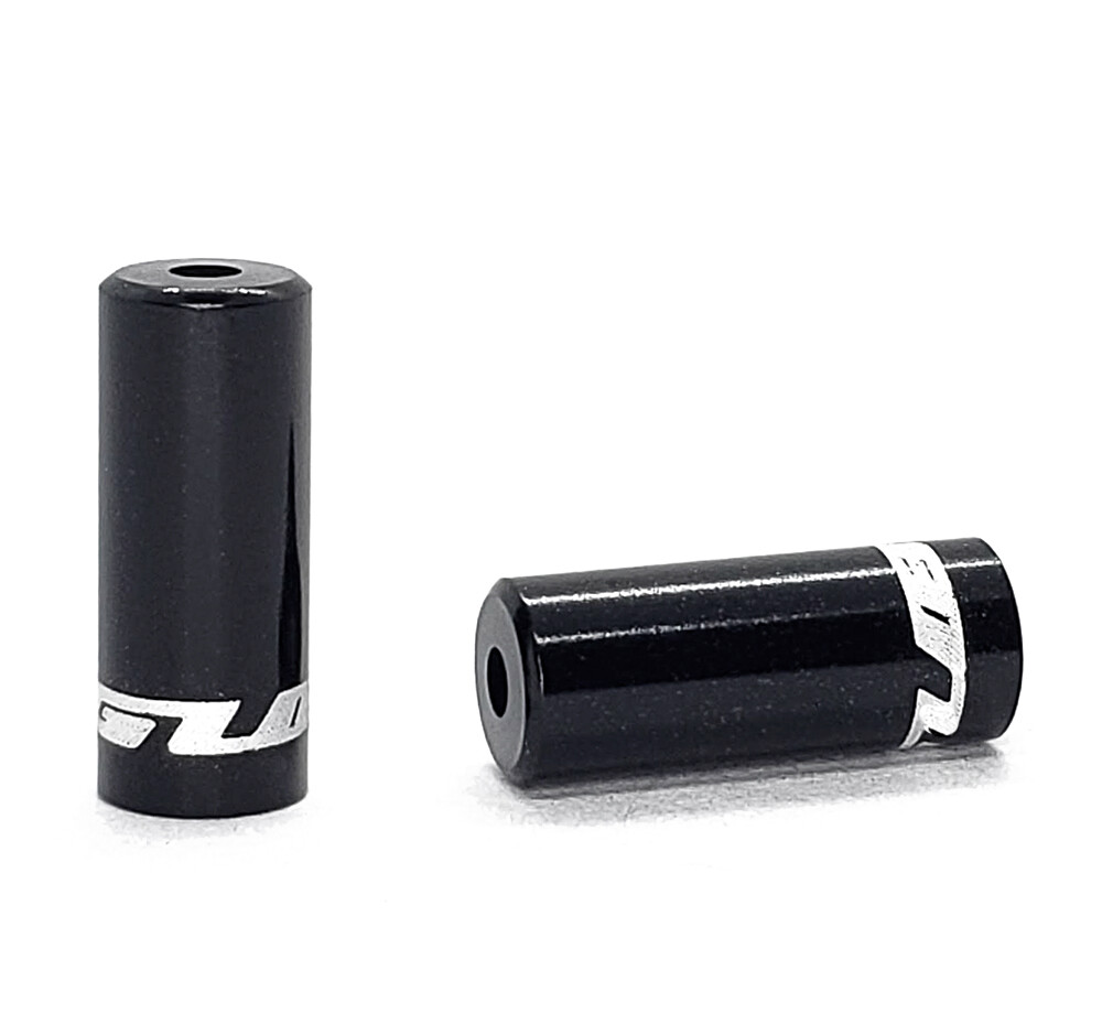 GUB Bicycle Cable Ferrules – Black Aluminum – 4mm (Shifter) and 5mm (Brake)
