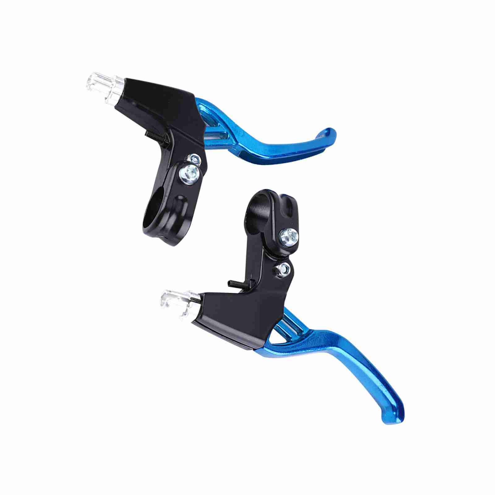 (Blue) 1Pair Alloy Brake Levers Lightweight Durable For Mountain Bikes Excellent