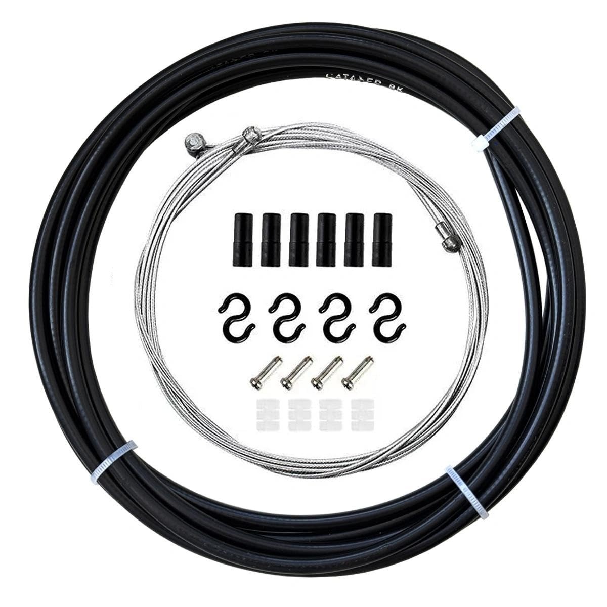 Catazer 5mm Brake Cable Housing 10ft Black for Road & Mountain Bikes