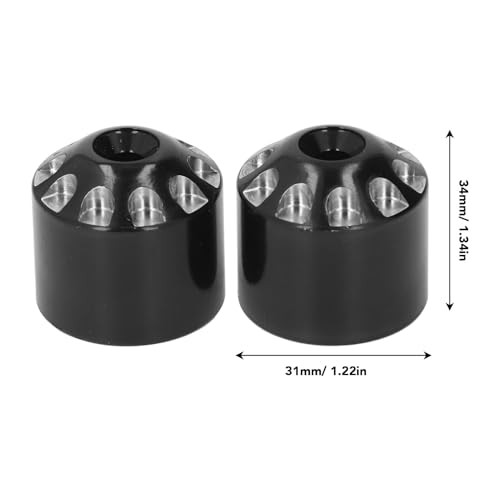 1 Pair of Motorcycle Handlebar End Weights,Solid Stainless Steel Bar Ends Plug