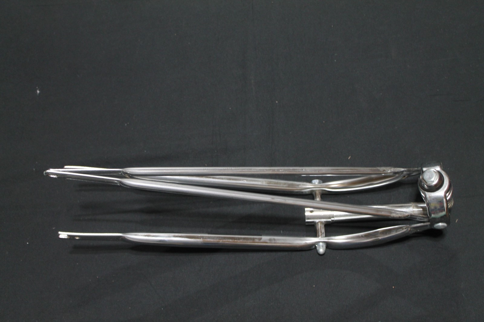 Vintage Chrome Springer Bicycle Front Fork Suspension Assembly Chopper Cruiser
