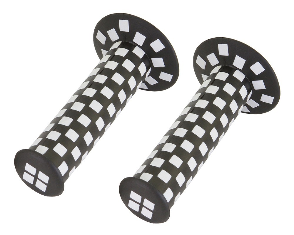 Original BMX Checker Style Bicycle Bike Grips Multiple Colors.