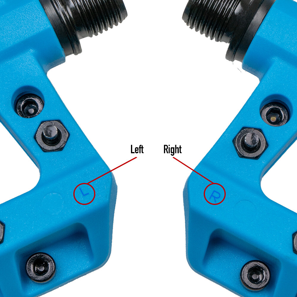 VP Mountain Bike Pedals 9/16″ Nylon Fiber Double Sealed Bearing for MTB BMX-Pair