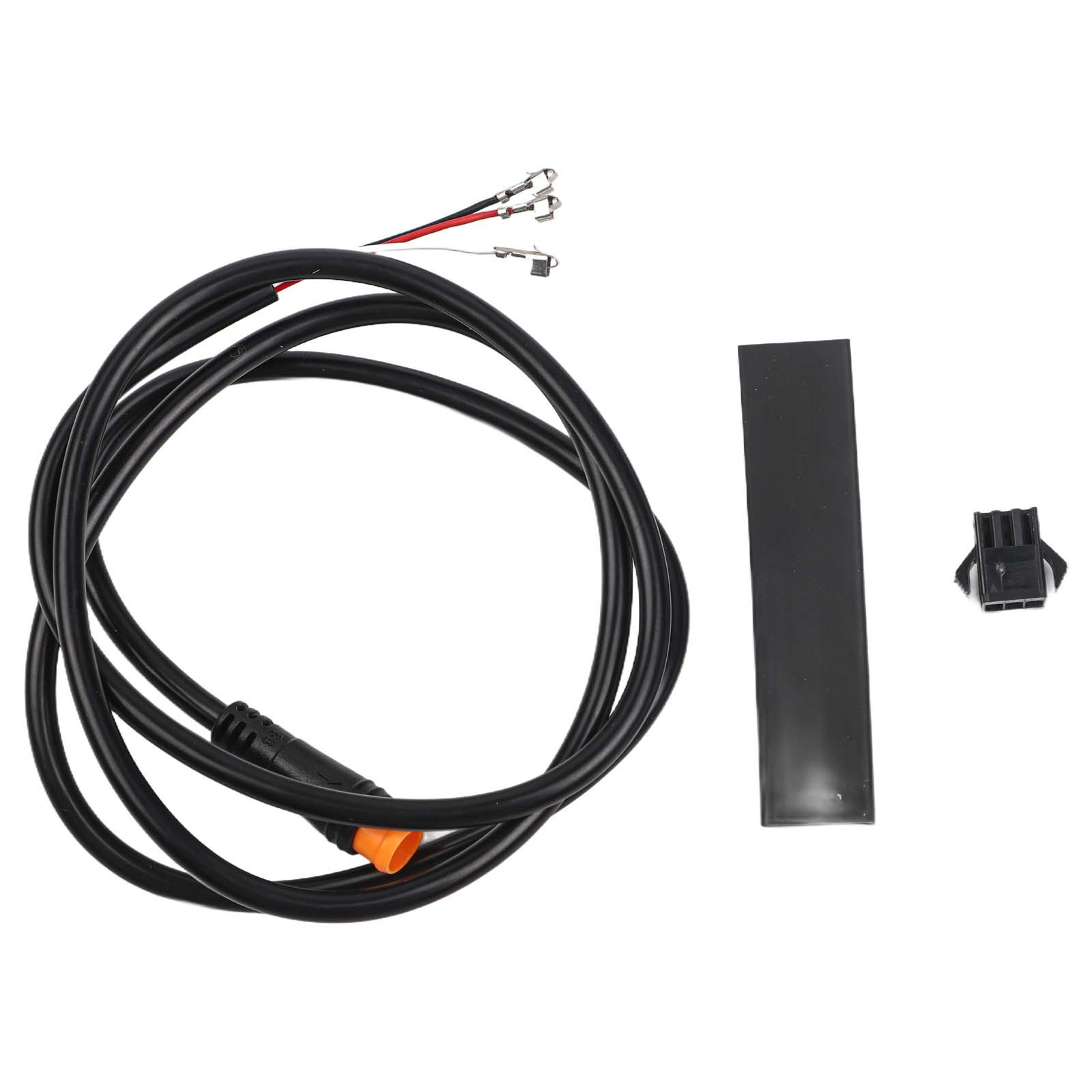 Ebike Extension Cable 3 Pin Male Female Waterproof For Electric Bicycle Use