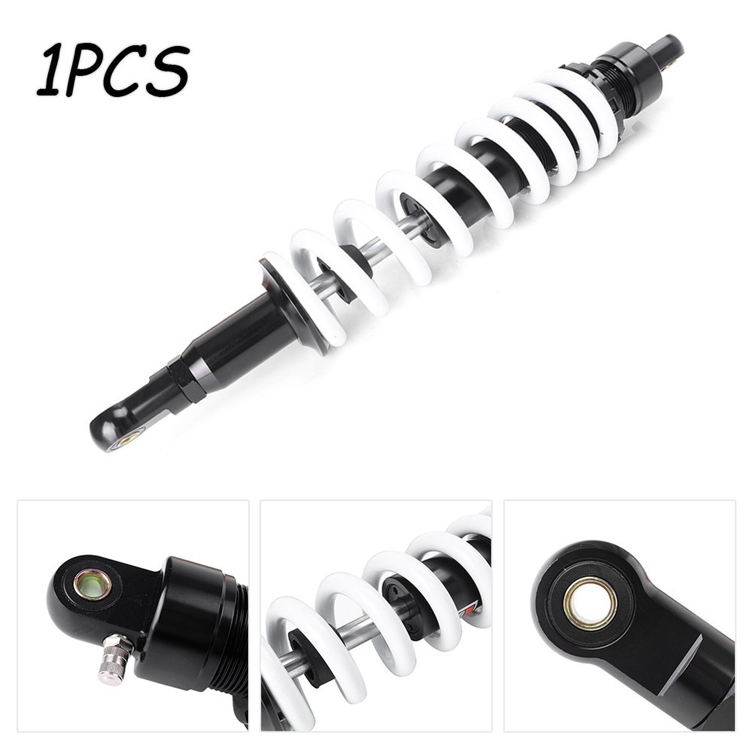 Motorcycles 17″ Air Shock Absorber Damper Rear Suspension 900LBS Eye to Eye 4…