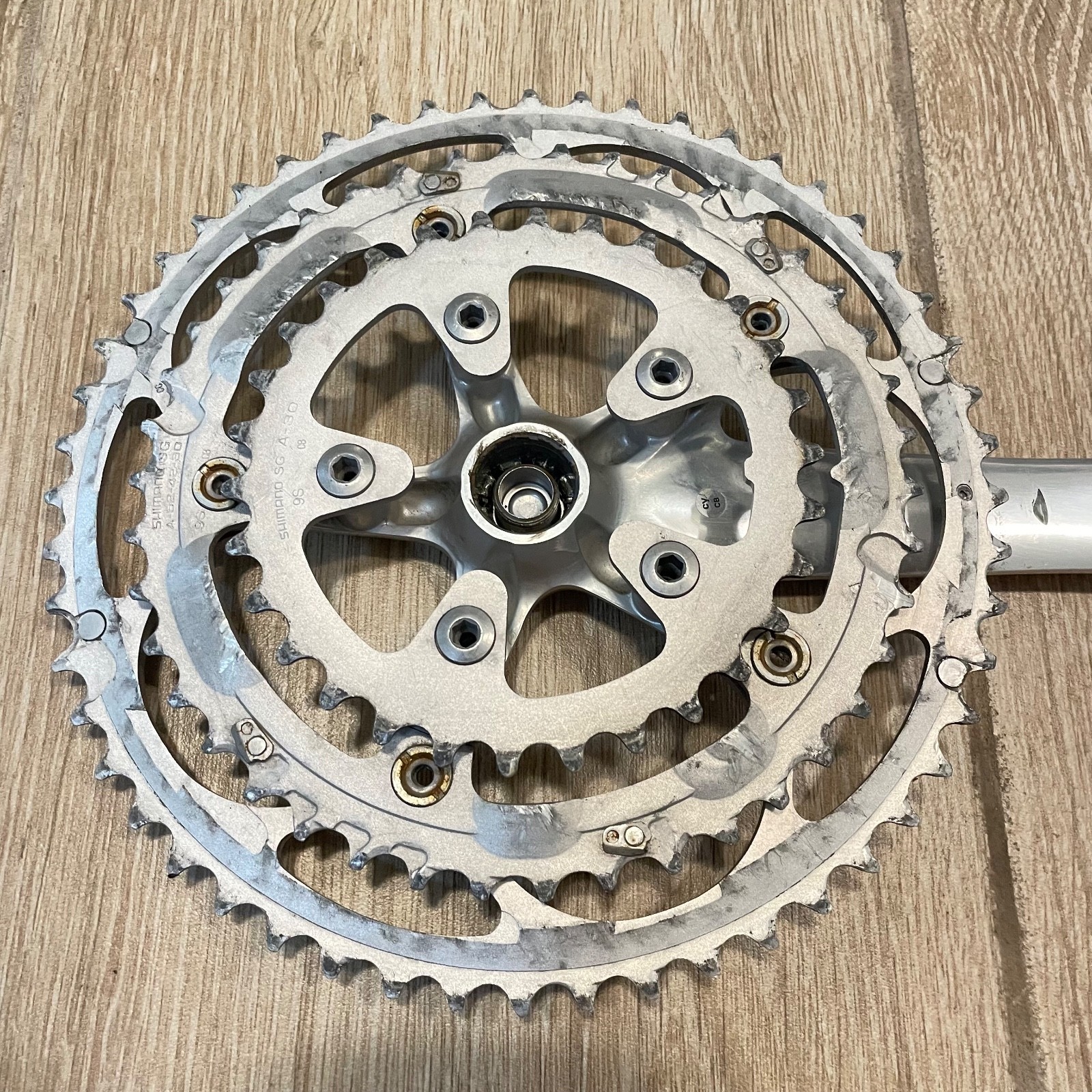 Shimano Ultegra FC-6503 3×9 Speed Road Bike Crankset 175mm 52/42/30T Triple