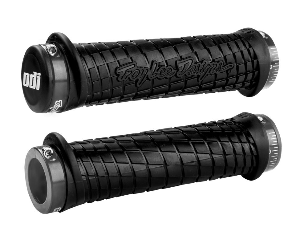 Odi Troy Lee Design Bonus Pack Black/Gray Mountain Bike Grips NEW