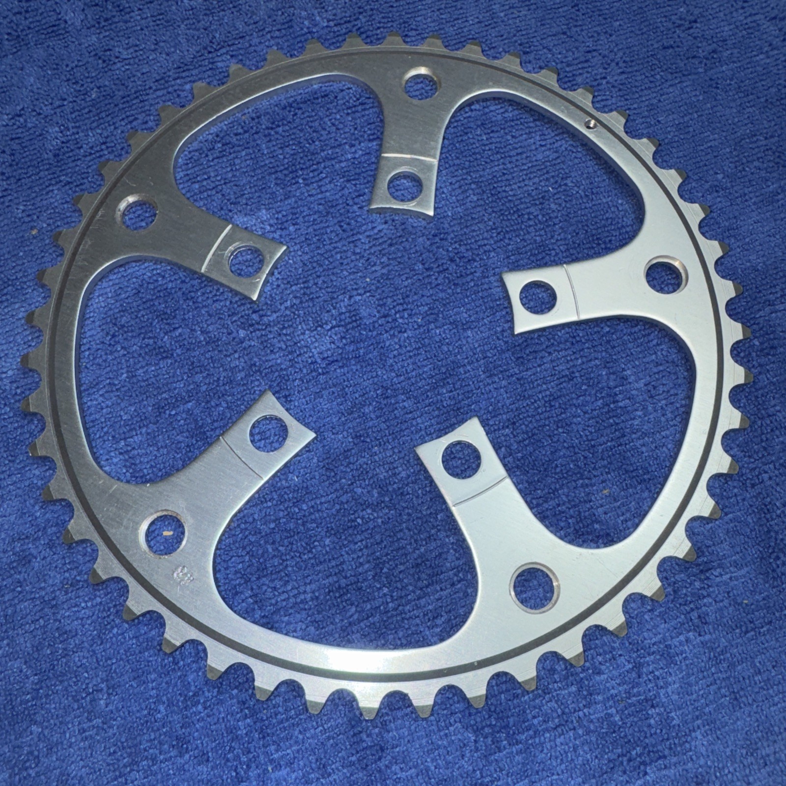 VNTG STRONGLIGHT ALY CHAINRING 86 BCD X 48T SIL FOR MODELS 80.99,100 NEW W/O PKG