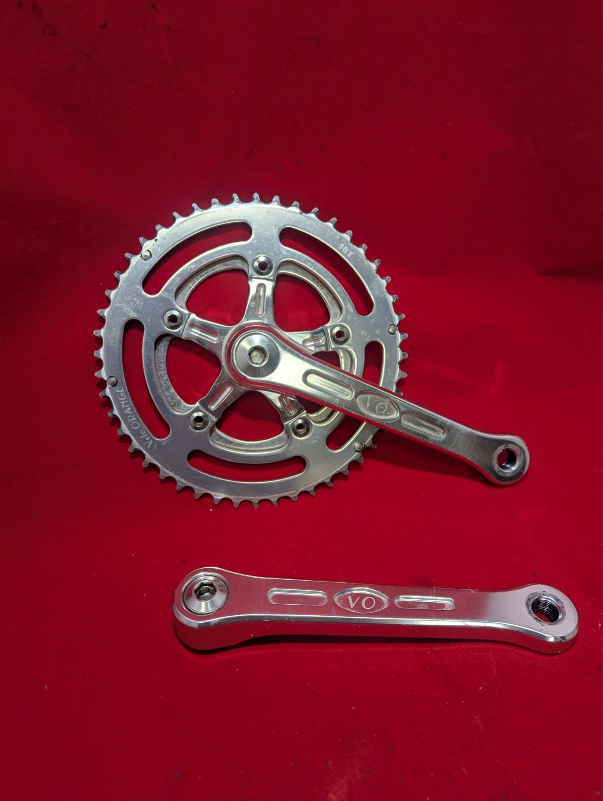 Velo Orange Grand Cru Crankset – 170mm, 8/9/10 Speed, 48/34t, Square