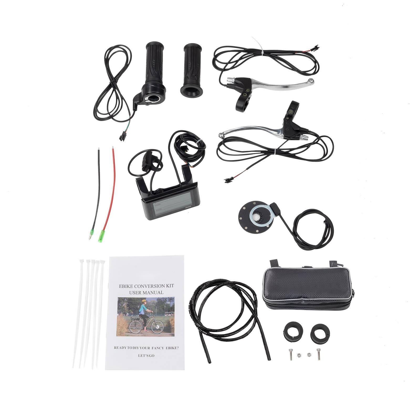 26 inch Front Wheel E-Bike Electric Bicycle Conversion Kit 48V 1000W Hub Motor