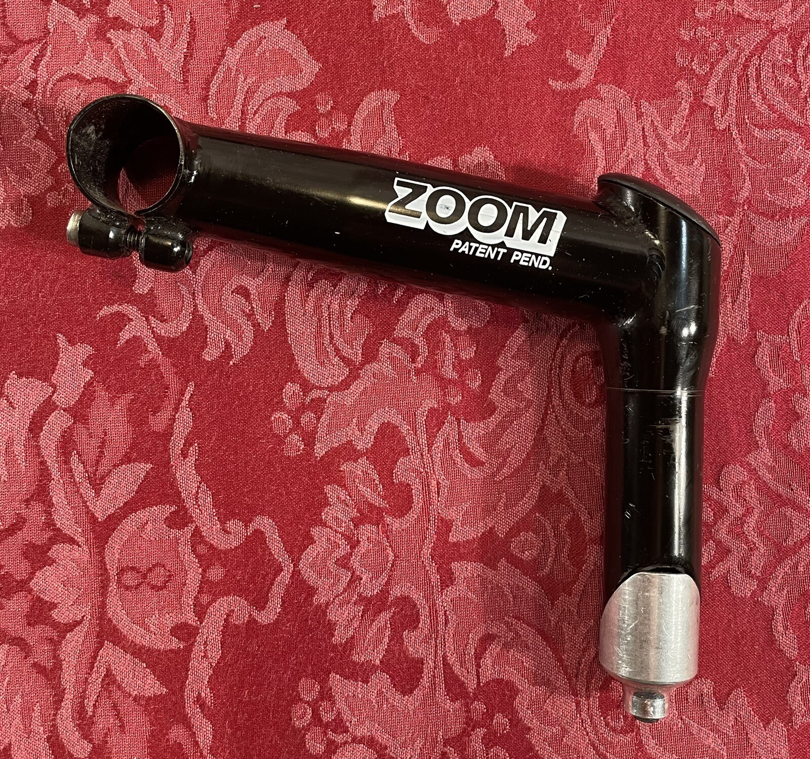 Vintage Zoom Stem 135mm 25.4 mm 1 1/8 in Threaded 15 Degree Rise Black