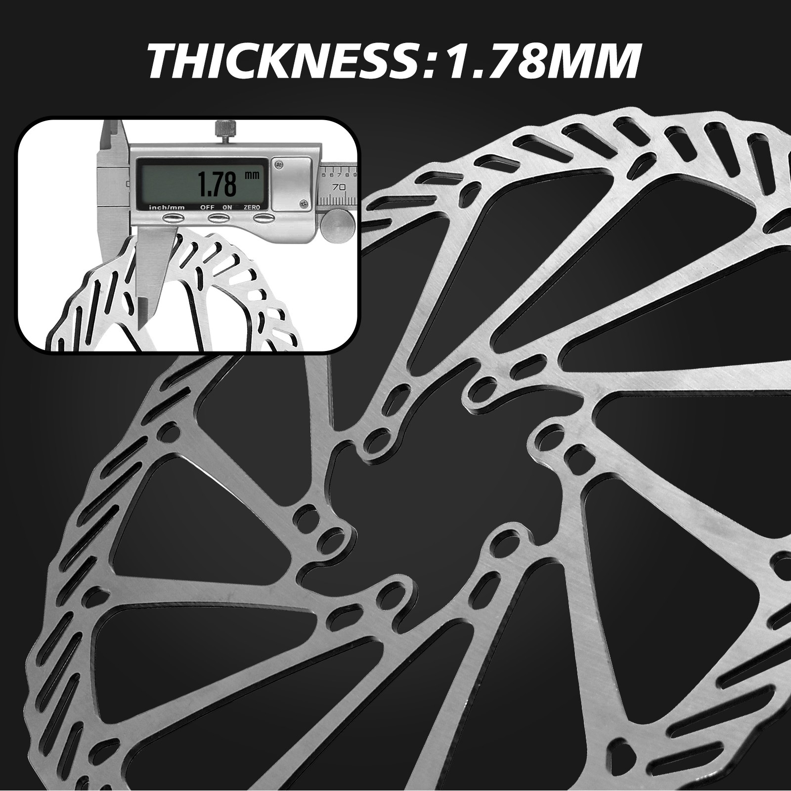 for Avid/Shimano G3/HS1 160/180/203mm Bike Disc Brake Rotor MTB Road 6 Bolts US