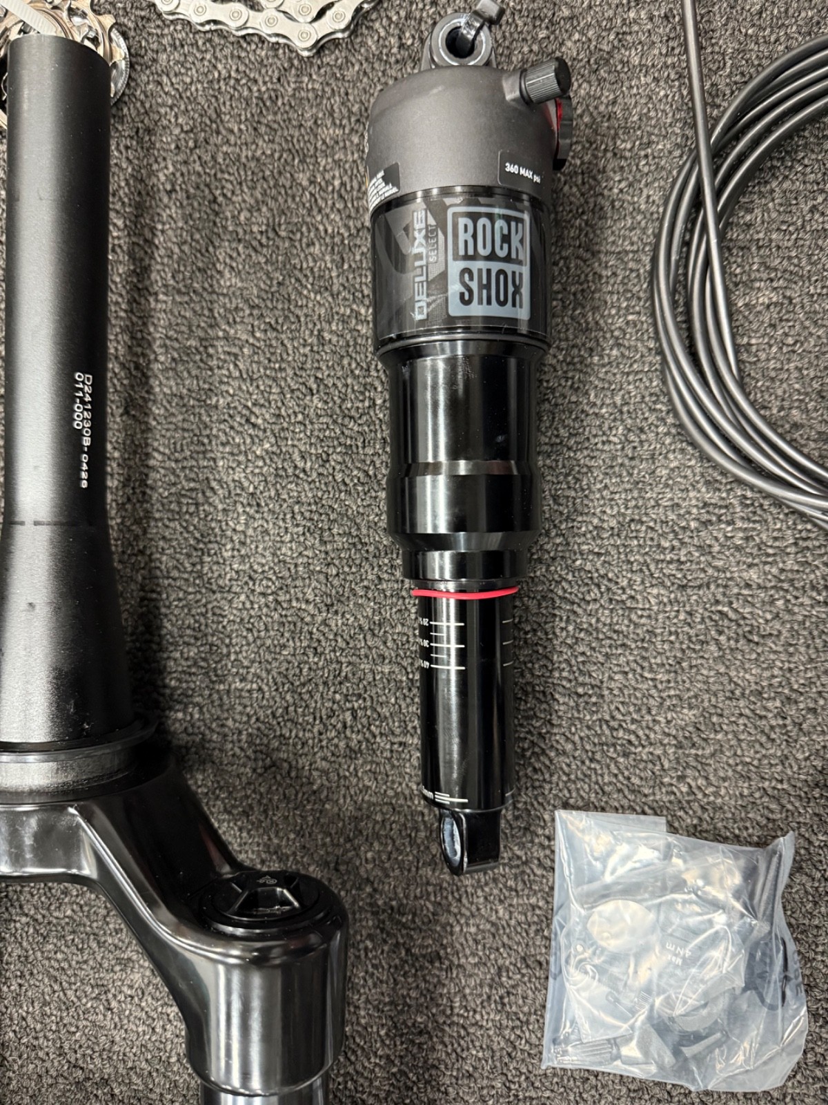 Never used bike parts rockshox,shimano brand new