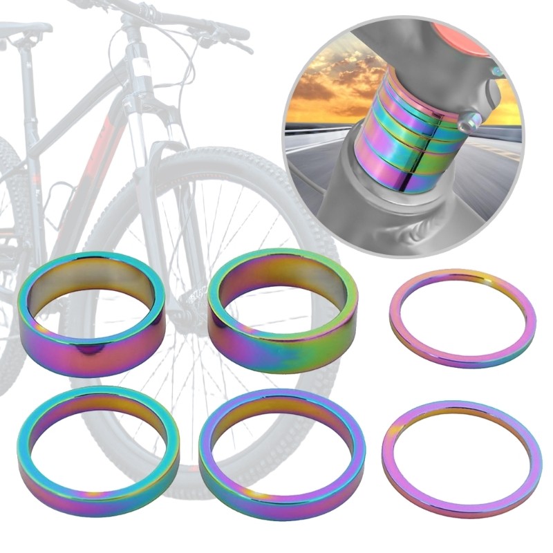 Bicycles Rings Gaskets Front Fork Washer Road Bikes Cycling Handlebar Spacers