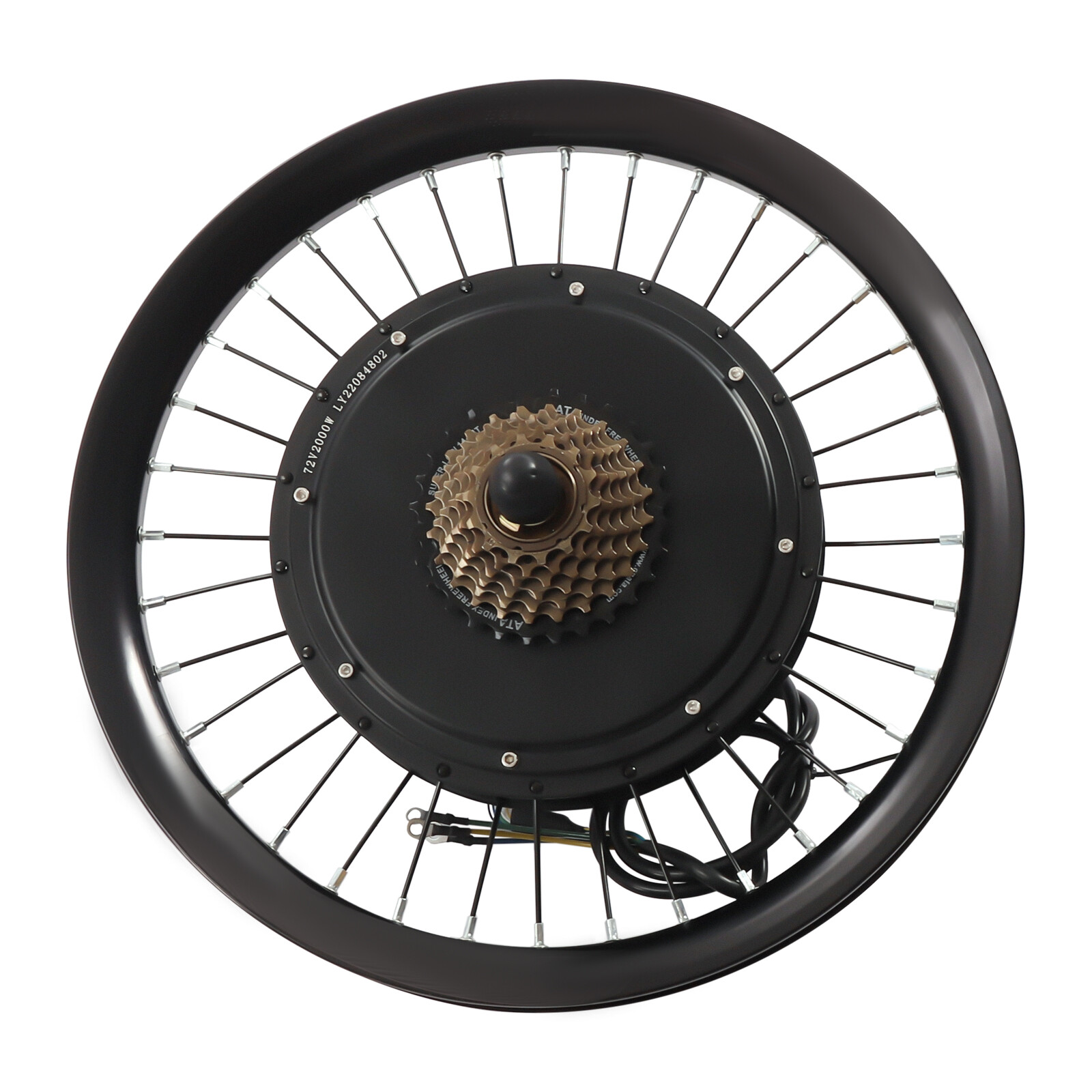 72 V 2000 W Electric Bike Rear Wheel Motor Kit 20″ E-Bicycle Conversion Kit LCD
