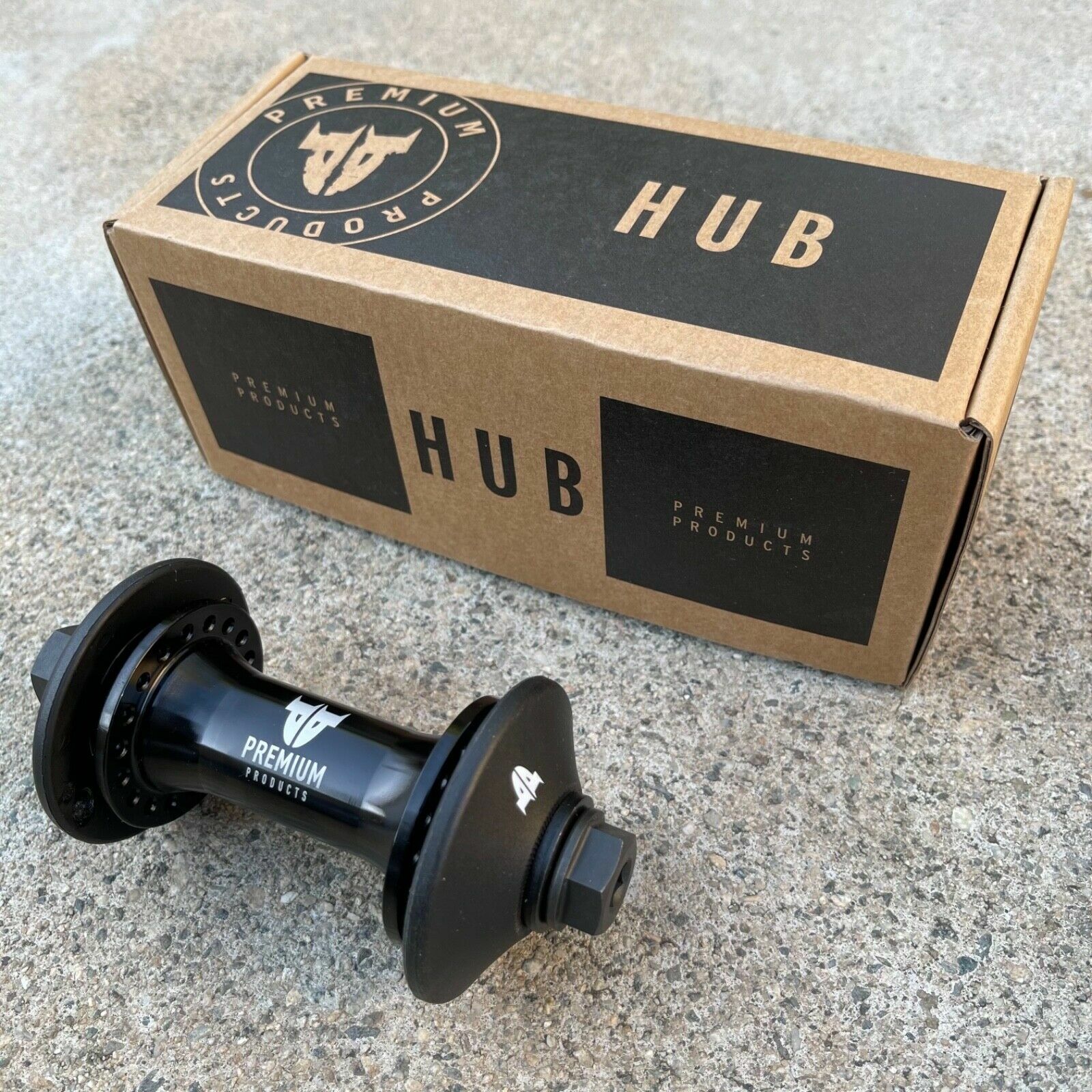 PREMIUM TEAM FRONT 3/8 HUB 36H BLACK BMX BIKE HUBS FIT CULT SHADOW KINK SUNDAY