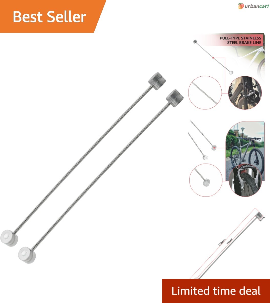 Silver Double-End Straddle Wires – 110mm Compatibility for Vintage & Modern B…